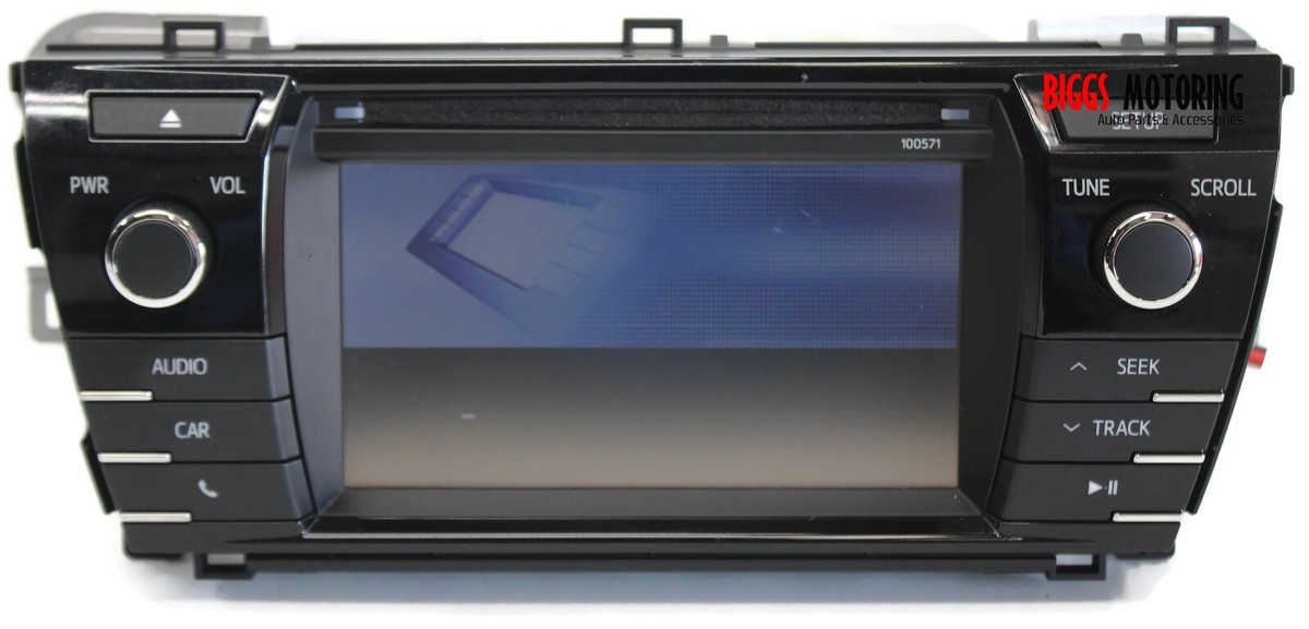 2014-2016 Toyota Corolla 100571 Radio Cd Player Display