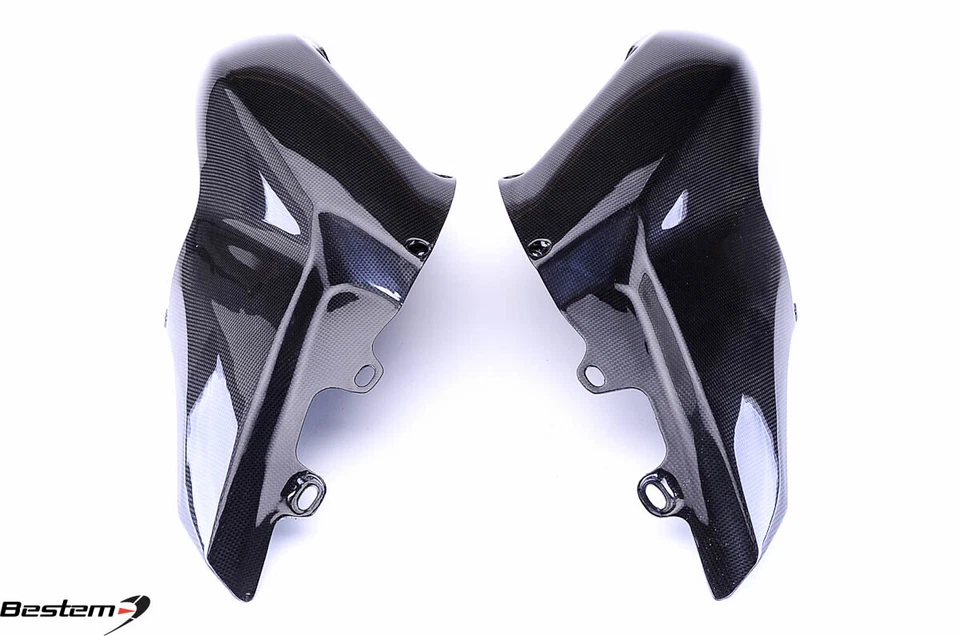 Carenado de paneles laterales de tanque de fibra de carbono Ducati Multistrada 1200 2010-2014 Foto 4 de 4