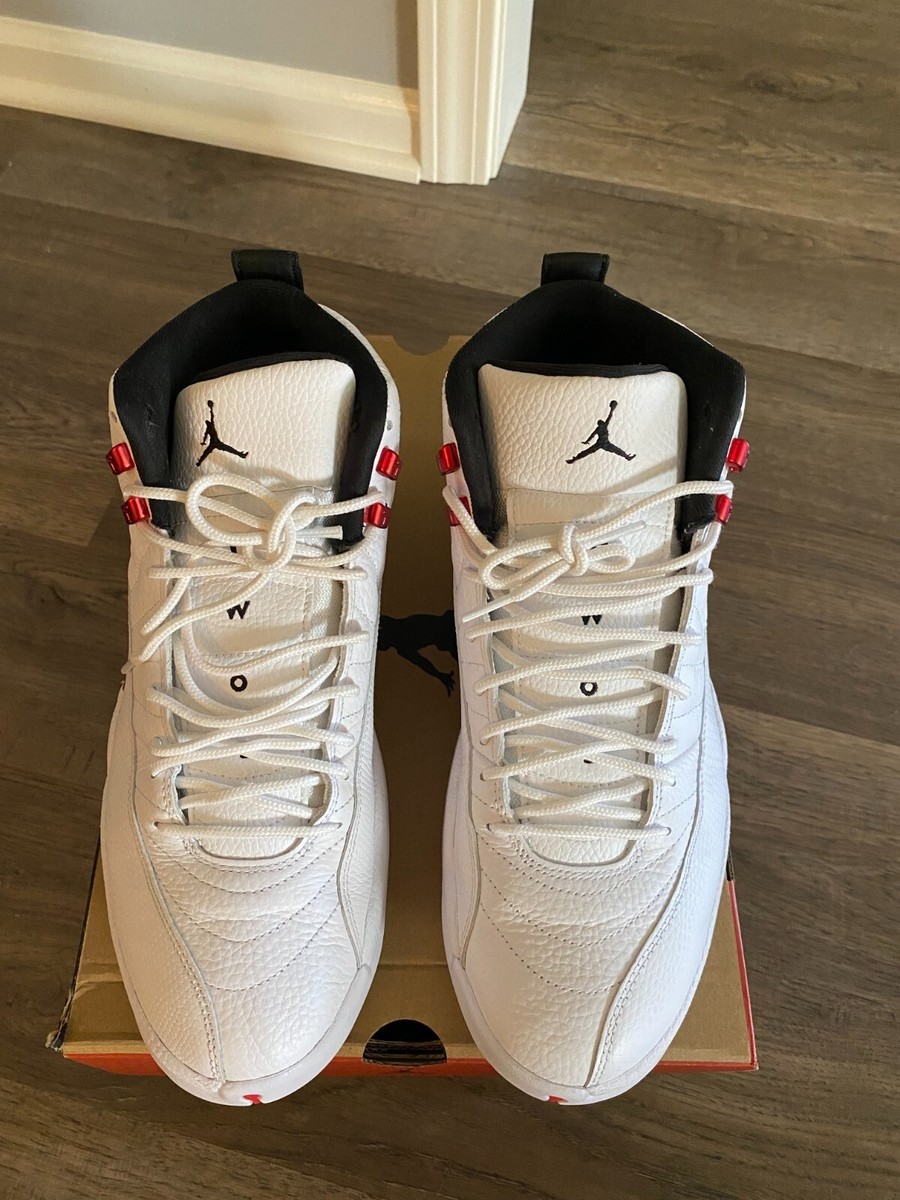 white black university red retro 12