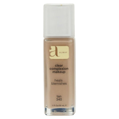 Almay Clear Complexion Blemish Healing Makeup Foundation 1 Fl 0z. #340 TAN