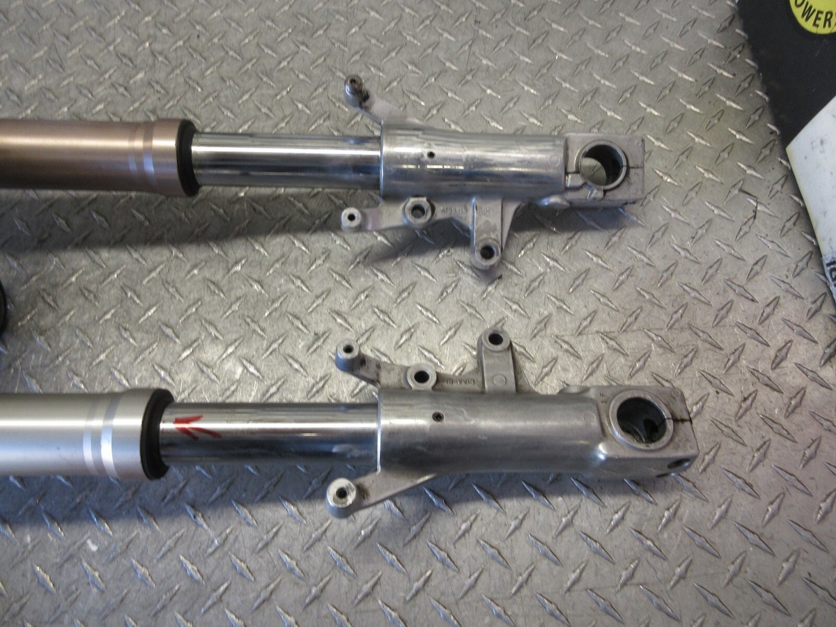 94 1994 NINJA ZX7 ZX7R Forks Fork Upper Lower Triple Tree NEEDS