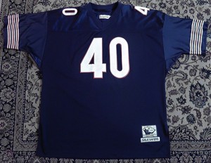 gale sayers jersey mitchell ness