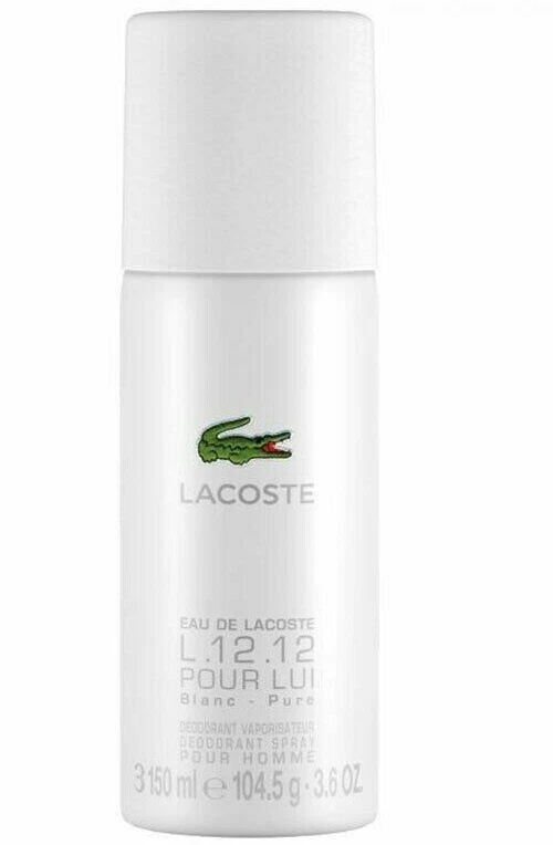 LACOSTE EAU DE LACOSTE L.12.12 PURE DEODORANT MEN 3.6 Oz / 150 | eBay