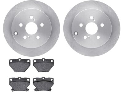 Rear Brake Pad and Rotor Kit For Pontiac Vibe Celica Corolla Matrix ...