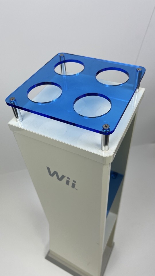 Nintendo Wii Storage Tower Rack Stand Game Console Display eBay