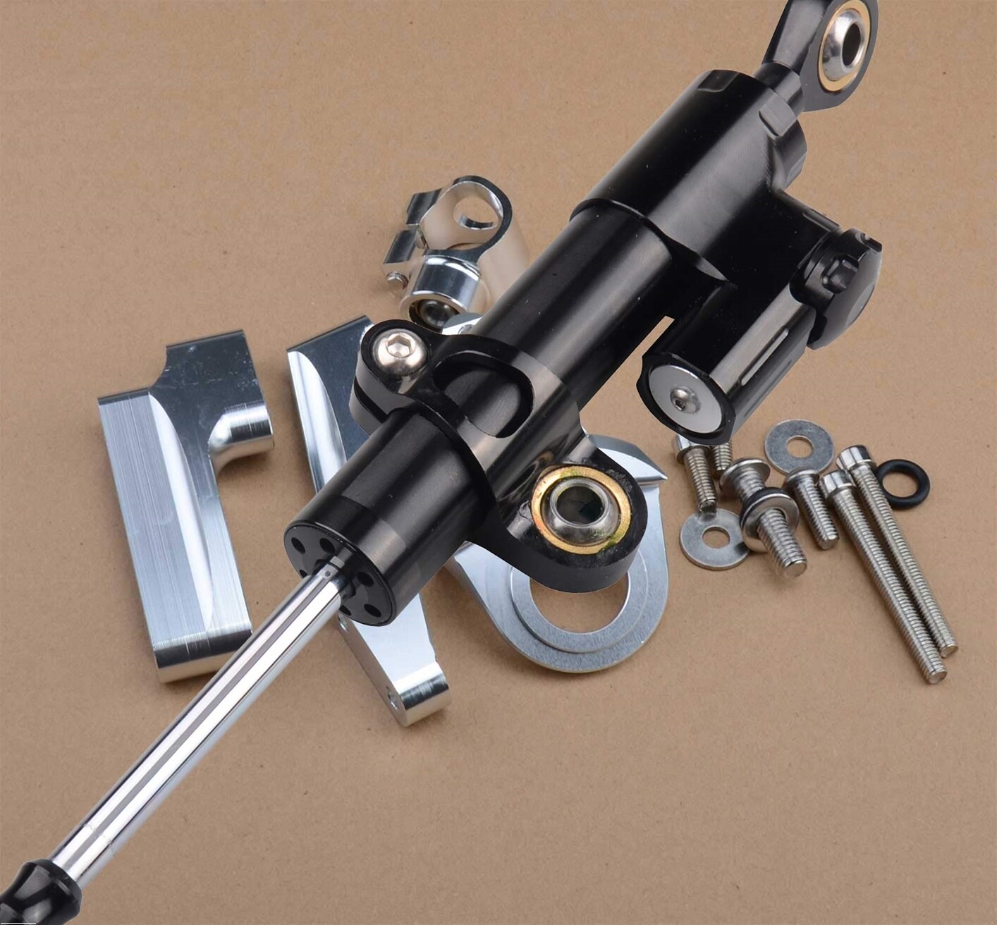 CNC Steering Damper Stabilizer & Bracket For Suzuki GSXR1300 hayabusa