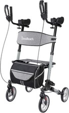 BlessReach Rolling Walkers for Seniors Four Wheel Walker Rollator Walker Easy