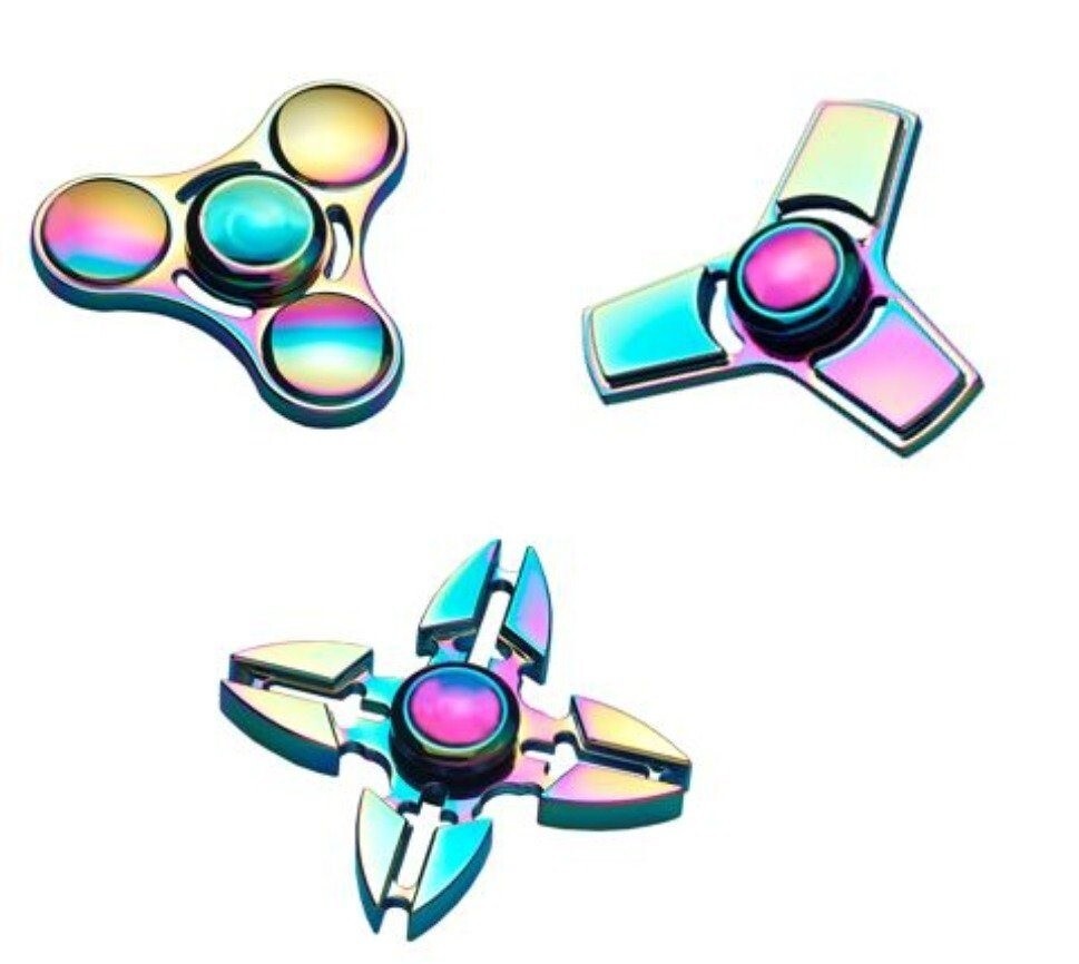 Fidget Spinner hochwertige Hochgeschwindigkeit Finger Spinner Metall, 3er Set