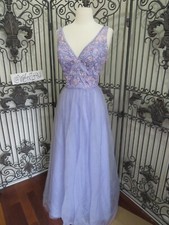 F108 MORILEE 21521 VIOLET SZ 12  $229 FORMAL   GOWN DRESS