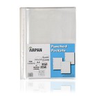 Arpan A4 punched pockets 104 Sleeves Plastic Clear for ring binder file