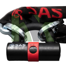 SAS 1.5m Security Chain, 10mm D Shackle Chain and Heavy Duty Padlock, Trailer