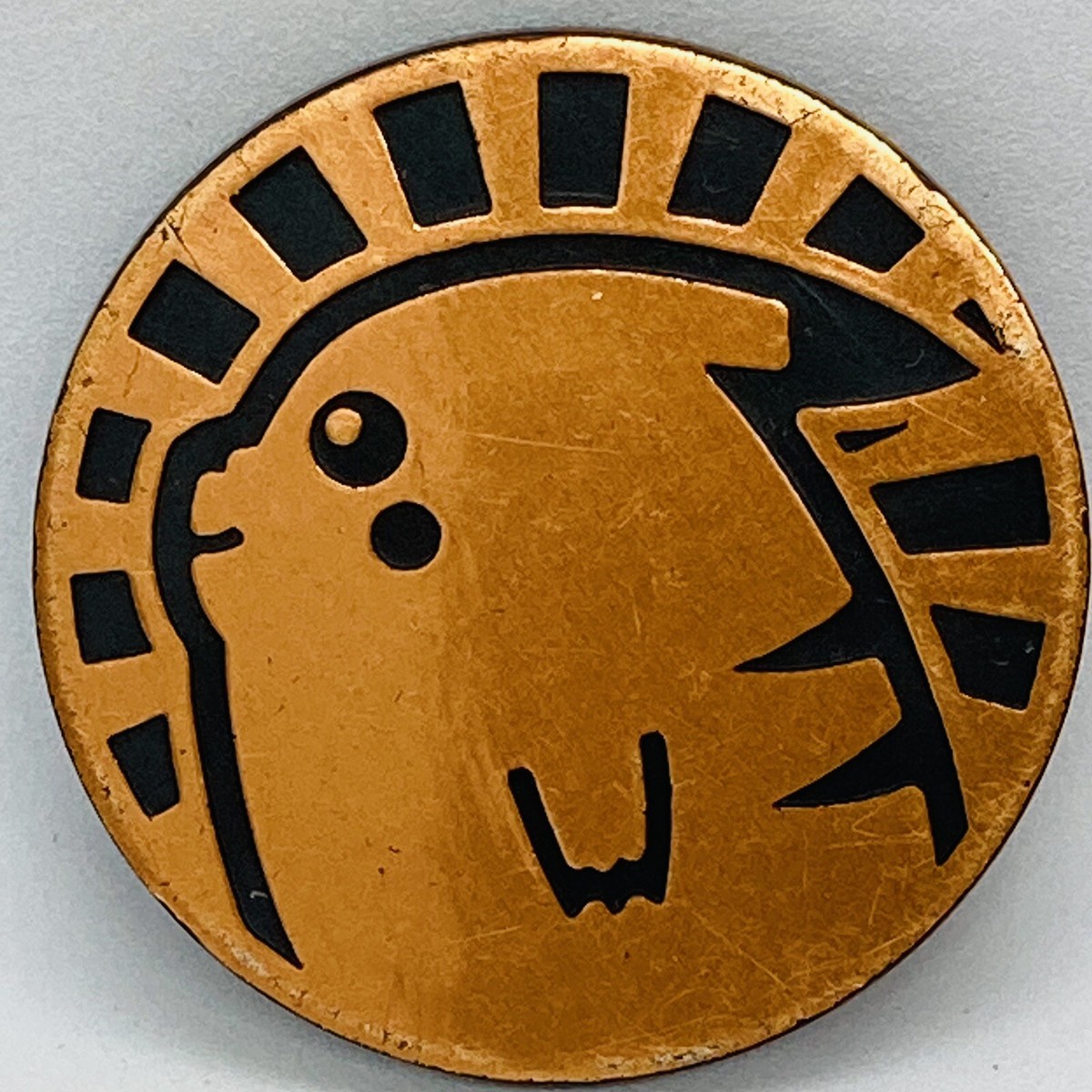 Pokemon card game Pikachu Bronze Plastic Medal Japanese | eBay