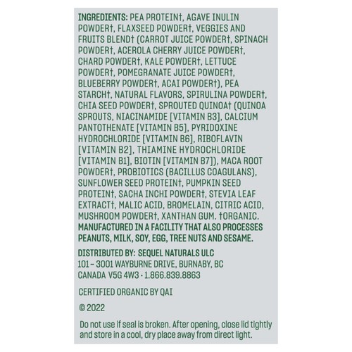 Vega Organic All-in-One Vegan Protein Powder, Berry - Superfood Ingredients, ... - Picture 2 of 7