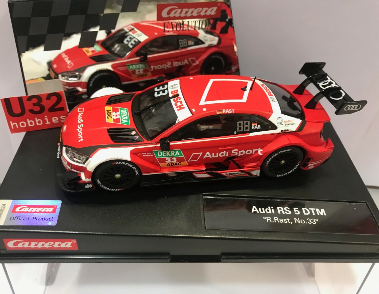 CARRERA EVOLUTION 27601 AUDI RS 5 #33 DTM AUDI SPORT R.RAST