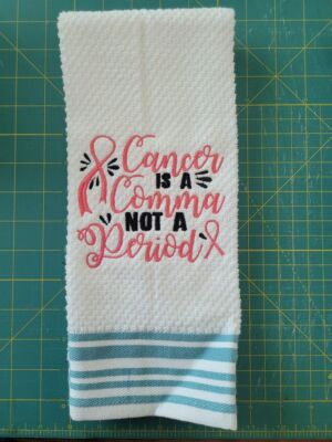Cancer Is A Comma, Not A Period