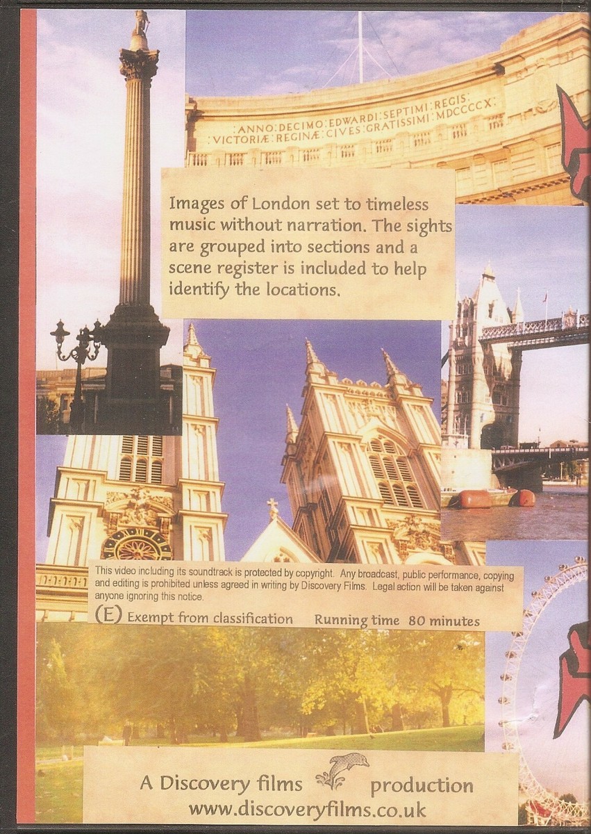 London Sights - Travel Film / Images Set To Music - DVD | eBay UK
