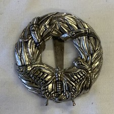 VINTAGE 1990 S JOHN HARDY BUTTERFLY AND BAMBOO SCARF/CLOTHING CLIP-2 DIAMETER