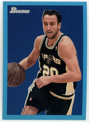 `2009-10 Bowman '48 Blue Manu Ginobli /1948 #72