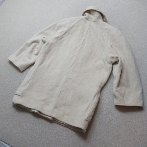 VINTAGE Planet Coat Womens UK 8 Off White Wool Rich Pockets England Made EU 36 - Picture 13 of 13