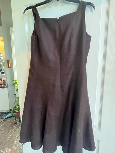 Talbots Linen Dress Size 10 - Picture 3 of 8