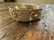 Elvik 830s Silver bracelet Norway Norwegian Bunad vtg estate 201