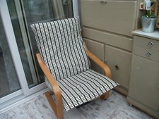 Handmade COVER for IKEA ALME poang chair/stool@ TINY STEM COCO PATTERN #10