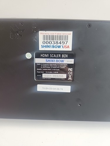 Shineybow HDMI Scaler Box SB-3879 Used - Afbeelding 4 van 5