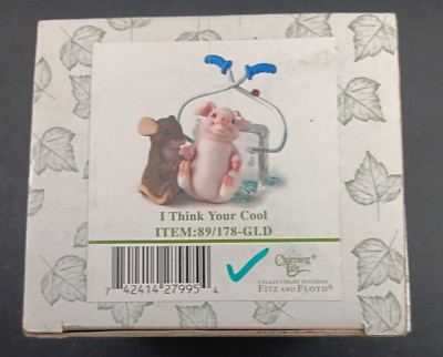 *Sealed* New In Box Charming Tails Fitz and Floyd ''I Think You're Cool'' 89/178