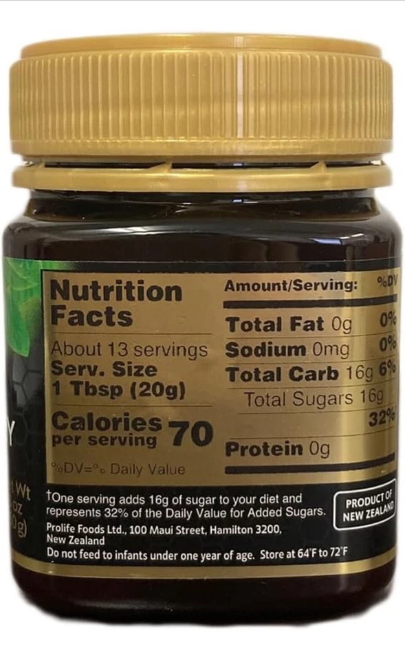 Honey 6 Pack! — Mother Earth Trader Joe’s New Zealand Manuka Honey🍯Jars UMF 10+ - Image 2 of 3