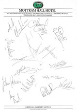 ENGLAND U21 EUROPEAN CHAMPIONS 1984 RARE ORIGINAL AUTOGRAPH PAGE 15 X SIGNATURES
