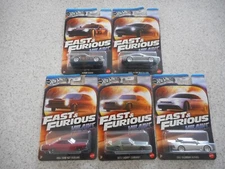 HOT WHEELS DIE CAST THEMED SET HNR88 FAST & FURIOUS VILLANS INC HONDA ASTON FORD