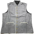 CIVIL WAR CS CSA CONFEDERATE WOOL INFANTRY JACKET VEST-2XLARGE 50R