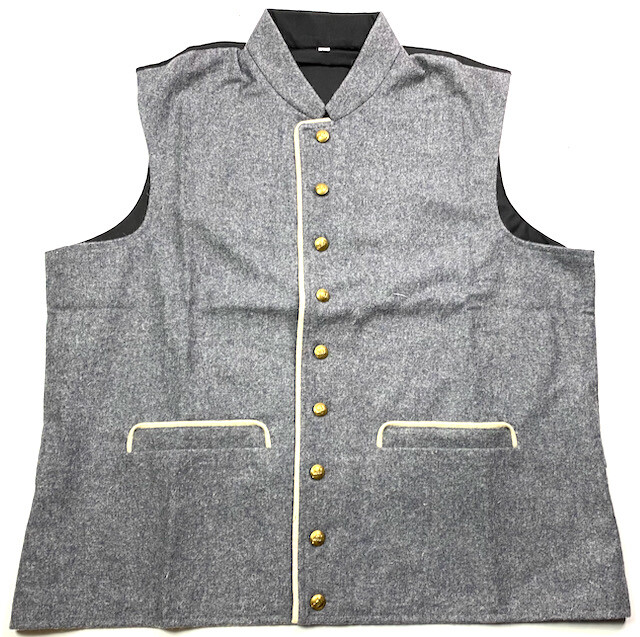 CIVIL WAR CS CSA CONFEDERATE WOOL INFANTRY JACKET VEST-MEDIUM 40R