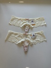 NWT Lot of 2 b.tempt'd by Wacoal Women's Sz S Ciao Bella Tanga Underwear 945144