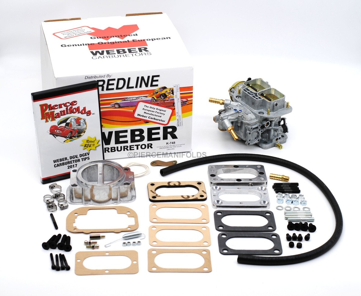 WEBER 38 DGES CARB CONVERSION FITS TOYOTA LANDCRUISER WITH ROD