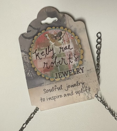 Medallion Necklace LEAP FEARLESSLY Locket Jewelry by Kelly Rae Roberts - Picture 5 of 8