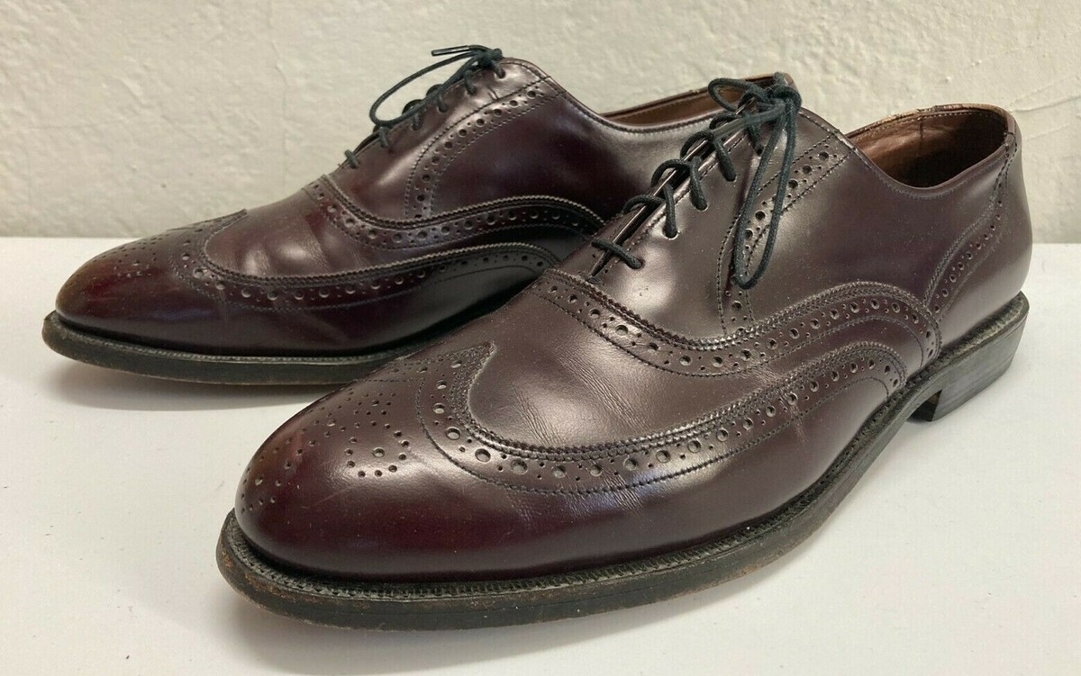Mens Leather Allen Edmonds Chester Ox Blood Wingtip Brogue  display picture 1