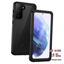 for Samsung Galaxy S21 Case, IP68 Waterproof Dustproof Case with Built-in