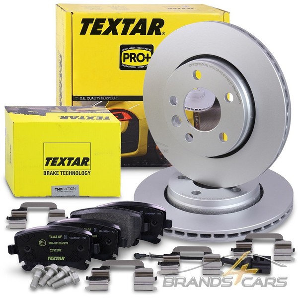 Textar Bremsscheiben Ø294 +BelÄGe Hinten FÜR VW Multivan Transporter BUS T5 T6-image