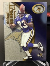 2001 Fleer E-X Michael Bennett Rookie Card  /1000 #93 Minnesota Vikings (SUN30)