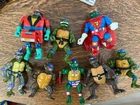 TMNT Vintage Action Figure Lot Teenage Mutant Ninja Turtles Lot Of 8