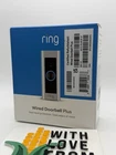 Ring Wired Doorbell Plus Certified Rfrbshed Smart Video Doorbell Satin Nickel