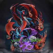 H35CM Light Up Salamence GK Statue Anime Figure PVC Model Collectibles Xmas Gift