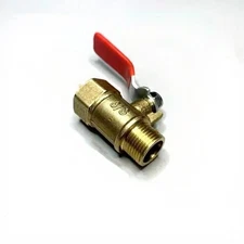 Engine Drain Valve, Genuine Copper, Large Bore, Universal