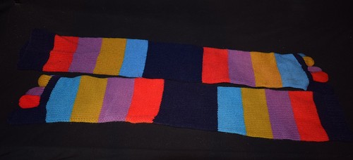 Socks ~ Colorful ~ Funny ~ Novelty ~ w/toes ~ 24" x 4" - Picture 7 of 11