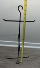 Black Wrought Iron Hanging Basket Display Rack - 7 Hooks 21.5 Inches Tall — photo 5