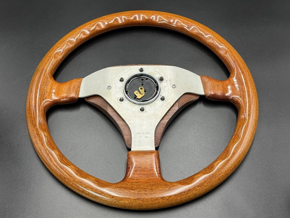 MOMO VELOCE Wood Steering Wheel 350mm JDM Mazda Miata NA NB RX7 FC