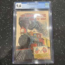 The Iron Horse Goes to War (Assn of American Railroads  5/60) Comic CGC 9.6