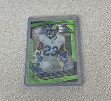 Panini Prizm Football 2025 Kyren Williams Green Prizm #138 Los Angeles Rams NFL