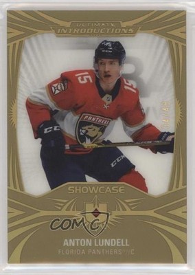 2021 Ultimate Collection Introductions Gold 34/49 Anton Lundell Rookie RC 13og